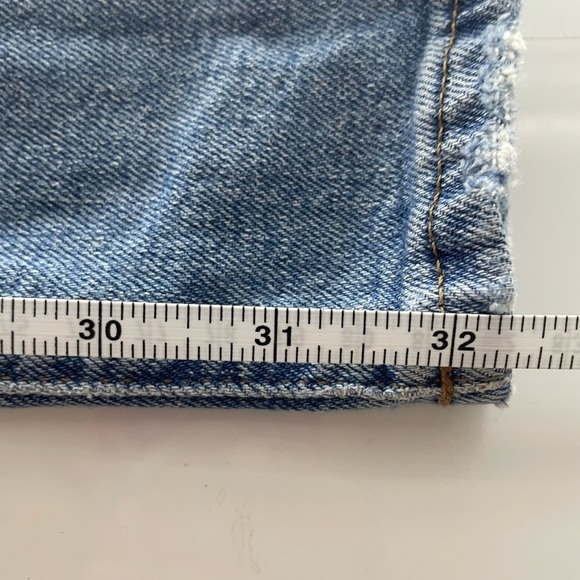 Madewell The High-Rise Slim Boyjean in Summit Wash: Summerweight Edition Size 25 - Picture 8 of 8